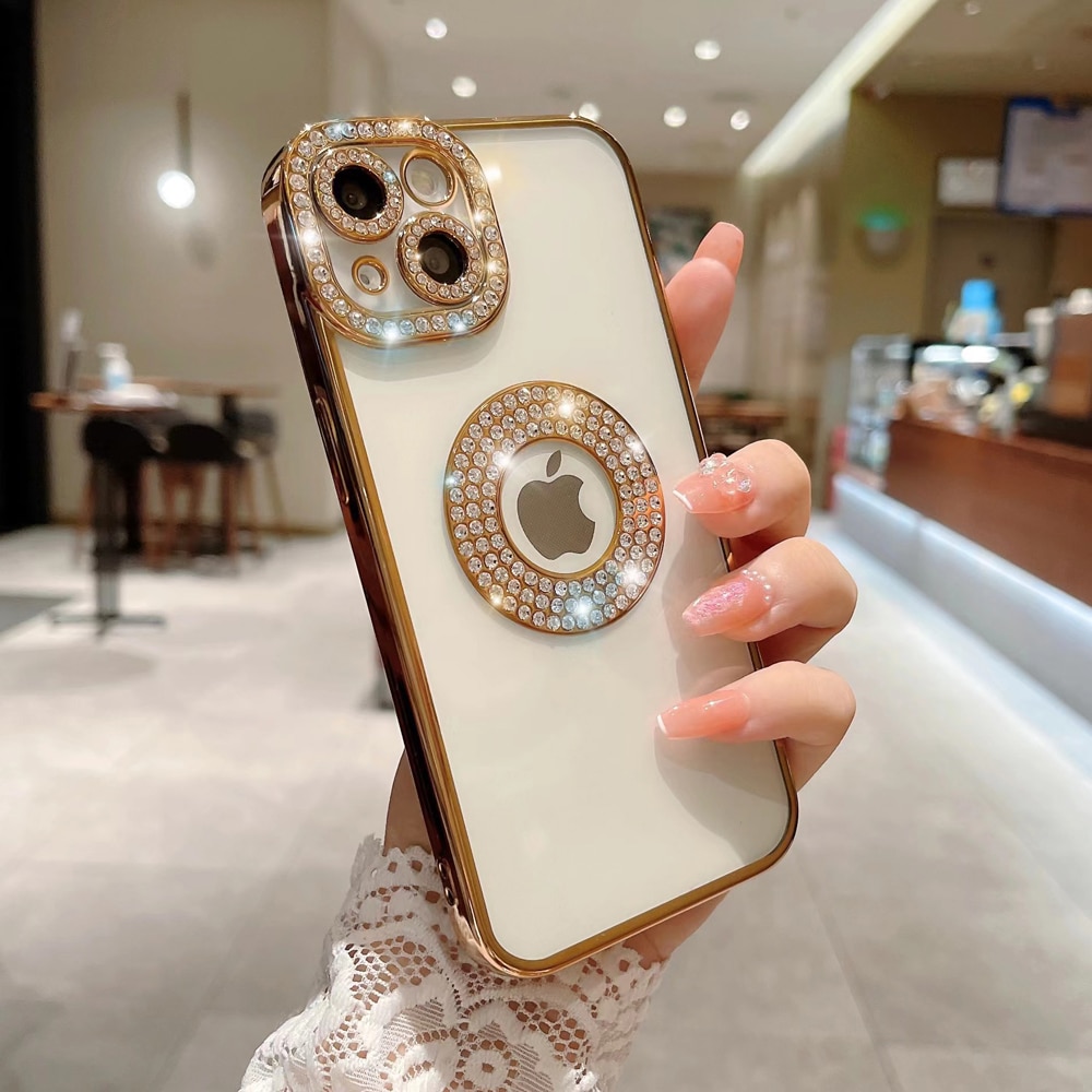 IPhone X Hülle Mit Glitzer – Ultradünne TPU Hülle Rosa + Displayschutzfolie, Schützend & Stylisch